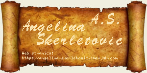 Angelina Skerletović vizit kartica